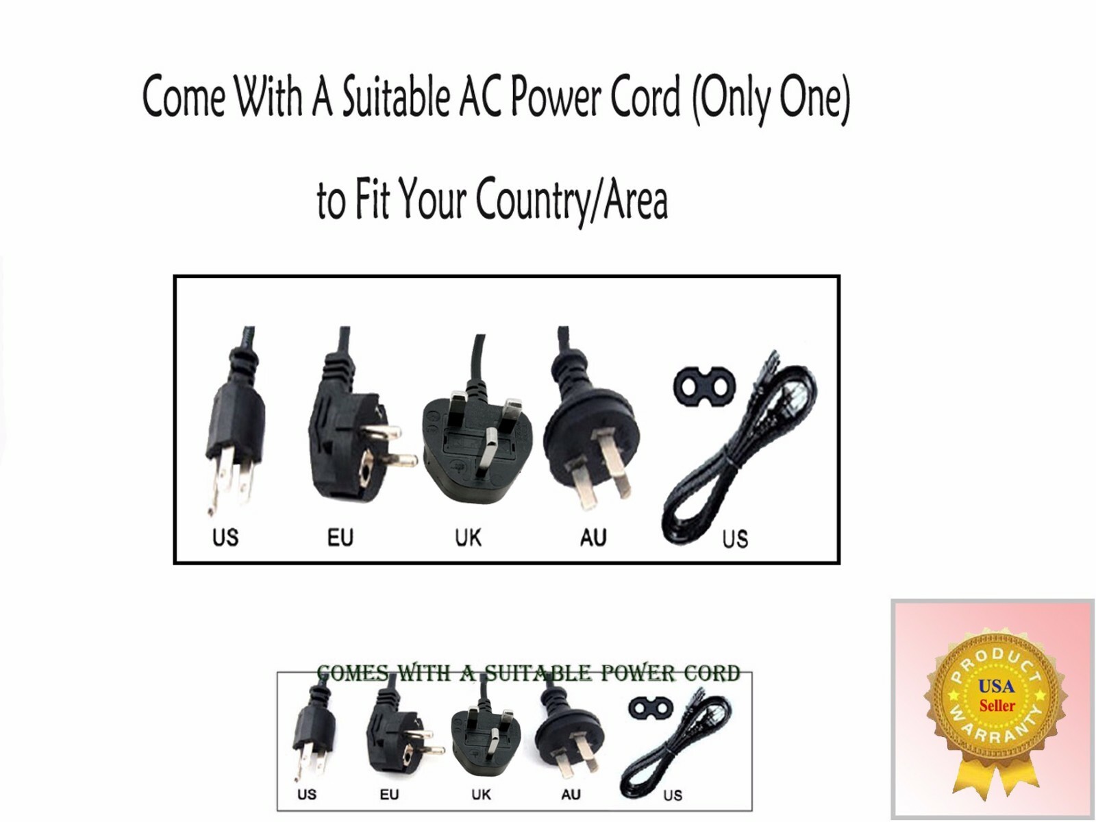 AC Adapter Charger for Bose Soundlink I, II, III, 1, 2, 3 Sound Link Speaker 10