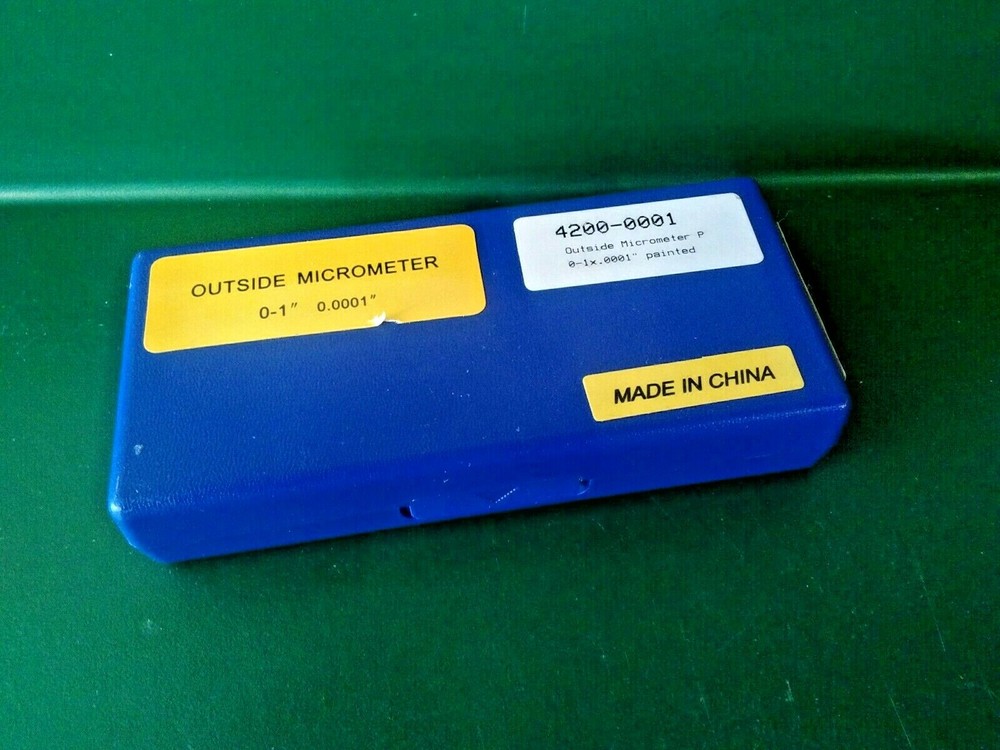 0-1" Outside Micrometer - .0001" Carbide Tipped