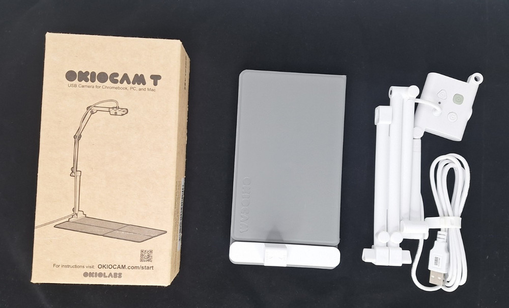 OKIOCAM T USB Visualiser/Document Camera PC Mac Overhead Teaching Okiolabs