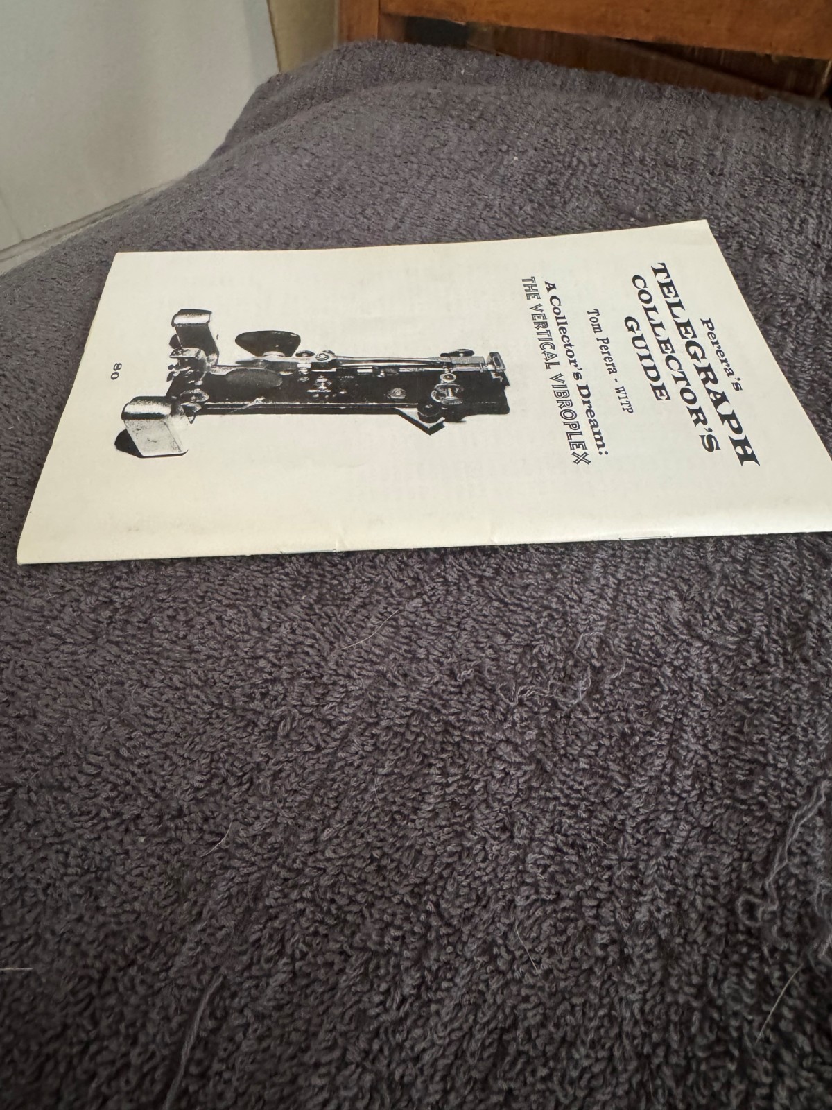 Vintage Antique Tom Pereras Telegraph Morse Code Collectors Guide book