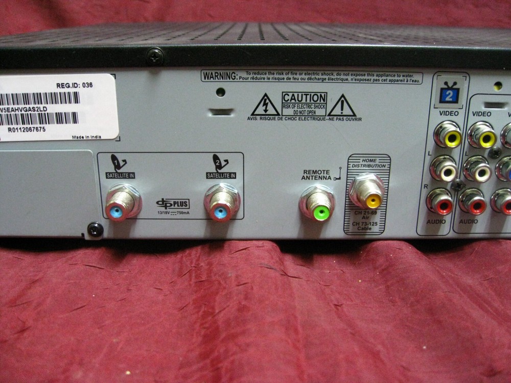 VIP222k receiver Network HDTV / Remote Tested - Powers On + Displays