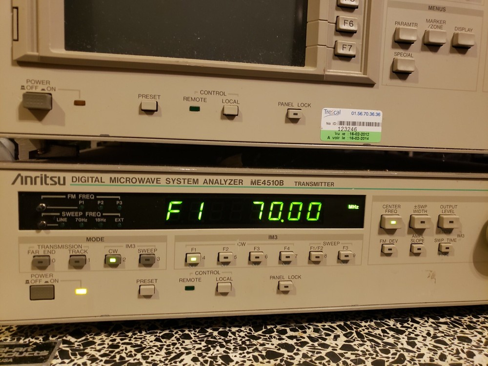 Anritsu ME4510B Digital Microwave System Analyzer Receiver & Transmitter Working