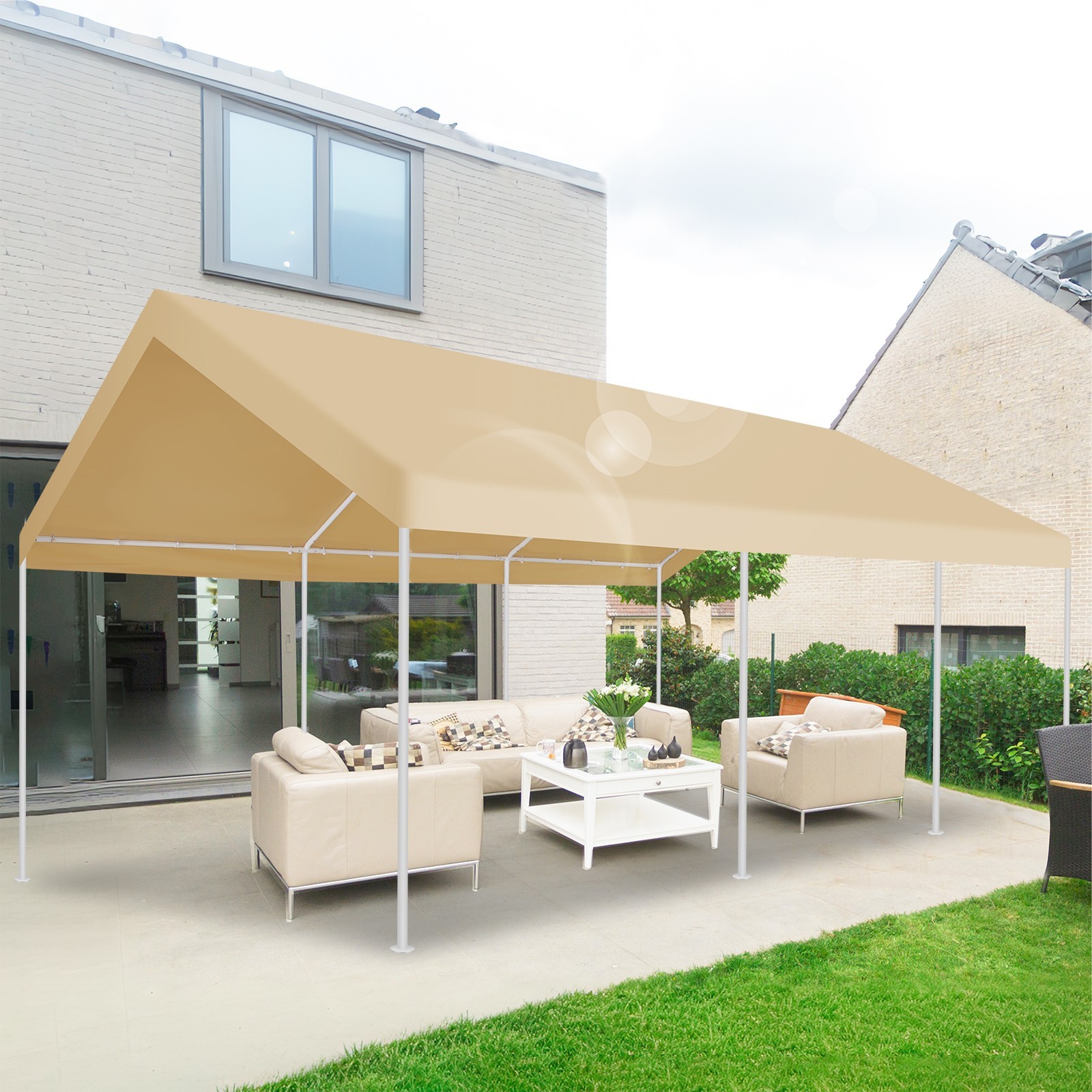 12x20 Carport Canopy Shelter Garage Heavy Duty Outdoor Tent