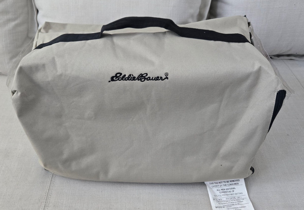 Eddie Bauer Rectangular Sleeping Bag 30°F w/ Removable Comfort Shell Camping