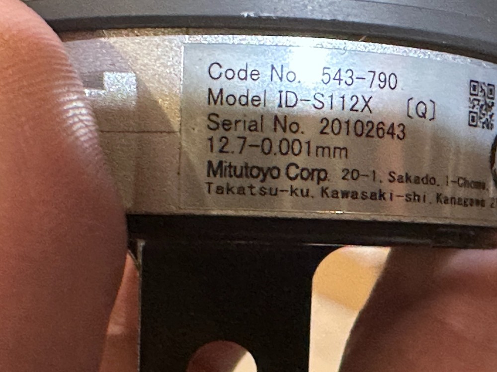 Mitutoyo 543-790 ID-S112X Absolute Digital Indicator