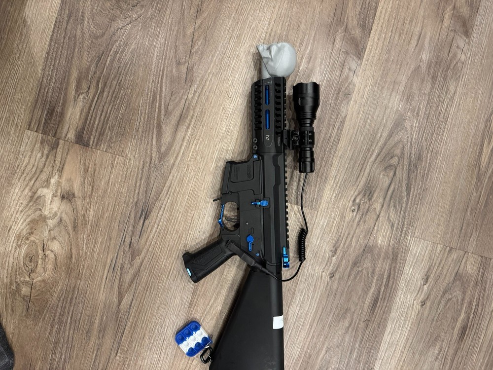 Custom Airsoft Skull Amplifier 14mm ccw