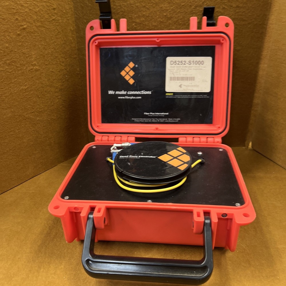 Fiber Plus Int DZE Dead Zone Eliminator 5 Launch Cables D5352-S1000 Meter