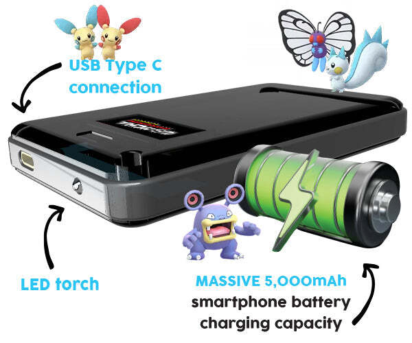 Datel Pokemon GO-TCHA Expedition - Black [Toys, iPhone & Android]