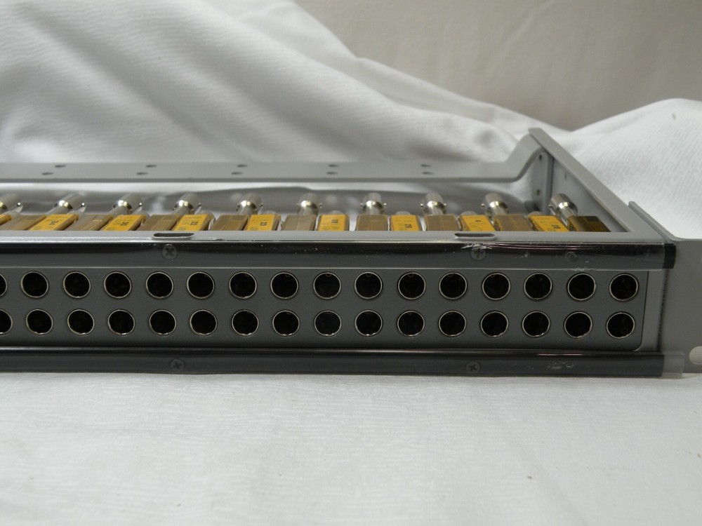 ADC PPI1232-MVJ Panel, ProPatch 2x32 MVJ-3 Normalled Super Video Patch Jackfield