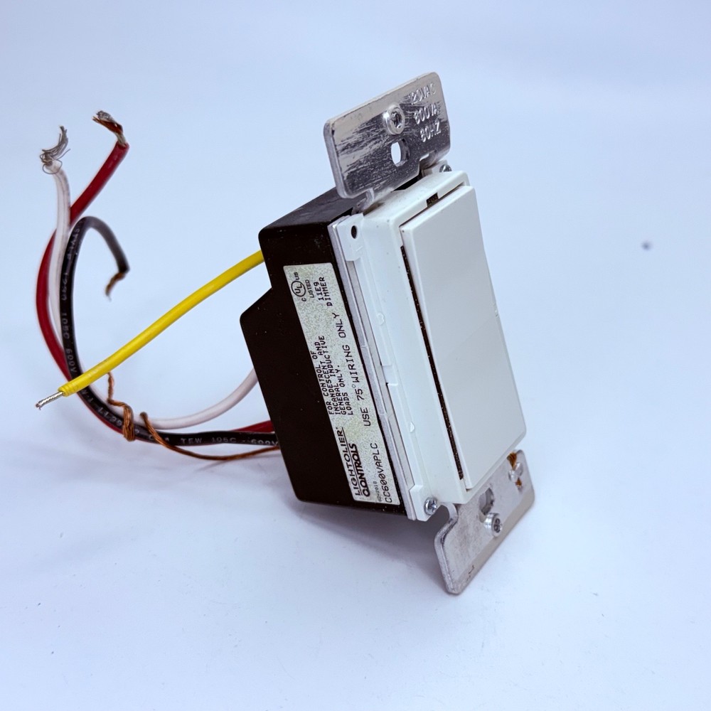 Lightolier Controls CC600VAPLC W Dimmer - White