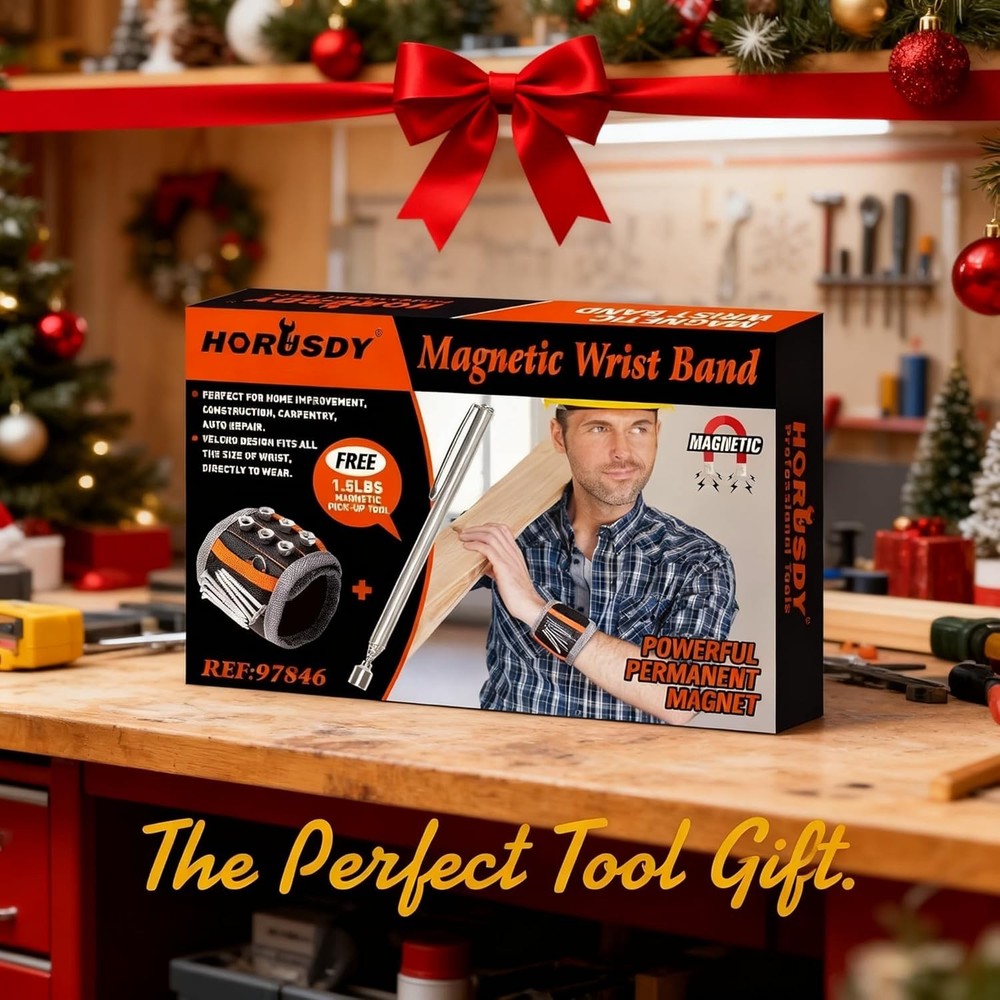Adjustable Magnetic Wristband for Tools: Stylish and Functional Gadget Gift