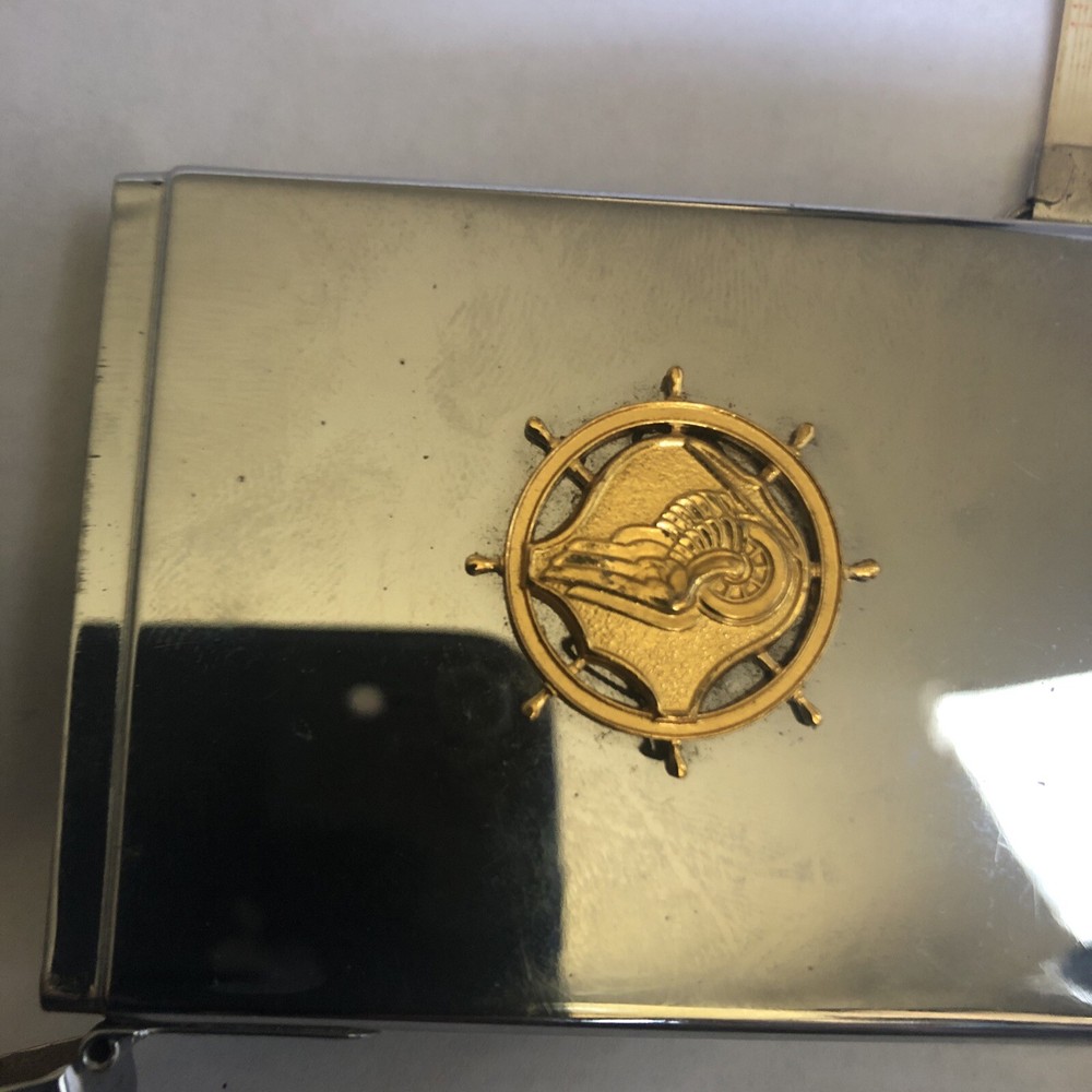 WWII USGI WW2 Transportation Corps cigarette Case Orig U.S. Army