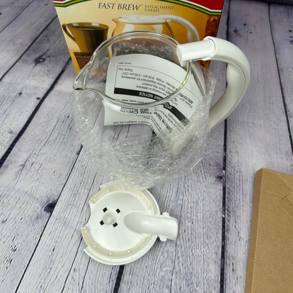 NEW Melitta Fast Brew Replacement Carafe White NOS 2001
