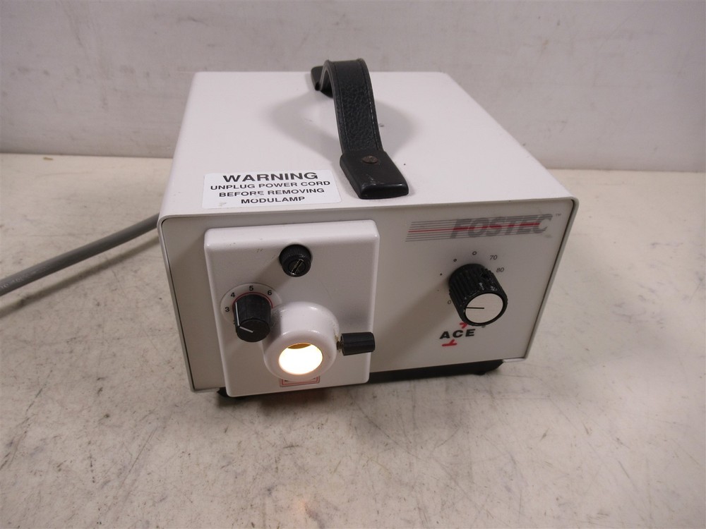 AC Halogen Light Source Optic Illuminator Fostec ACE EKE Light Source 20520