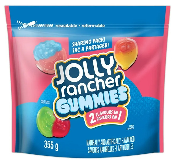 JOLLY RANCHER 2 in 1 Gummies Original, 355g