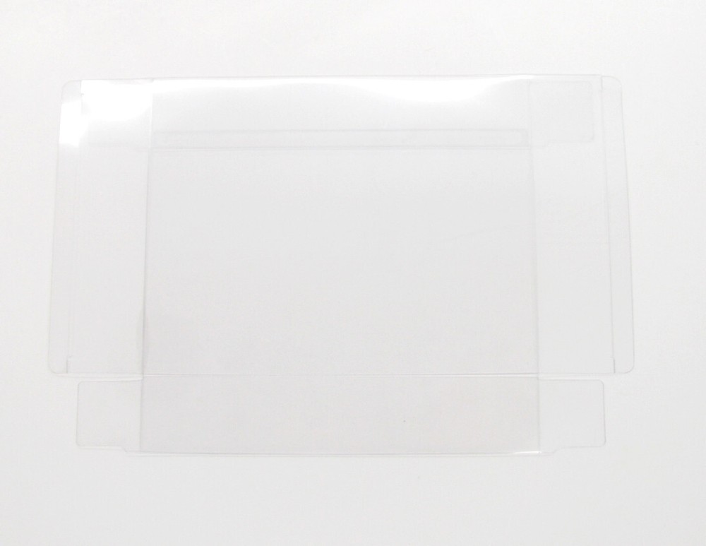 10X CLEAR PLASTIC BOX PROTECTOR FOR ATARI 2600 MYSTIQUE CIB GAME BOXES (SIZE G)