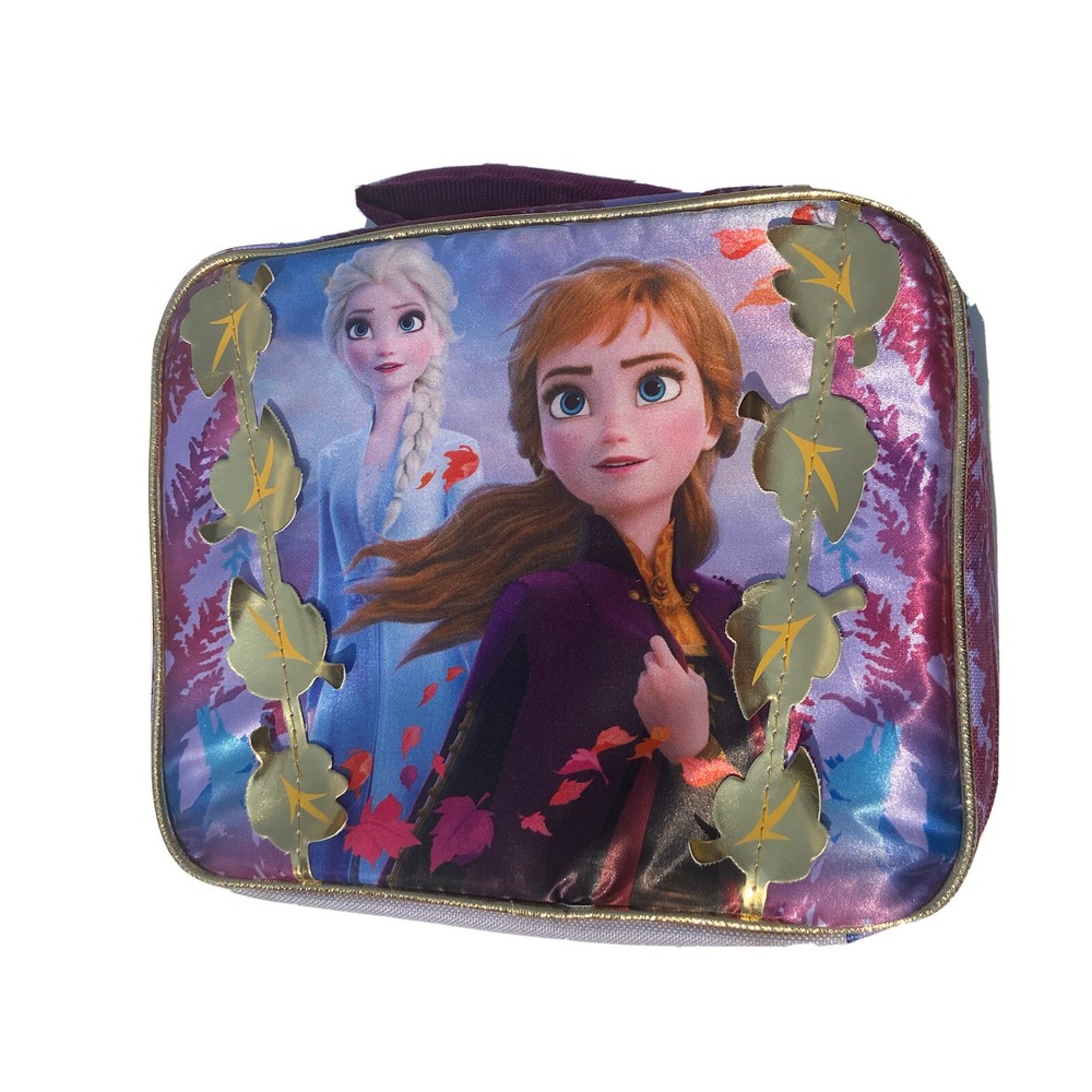 Frozen 2 Elsa & Anna Lunch Box/Bag with Soft Handle Strap