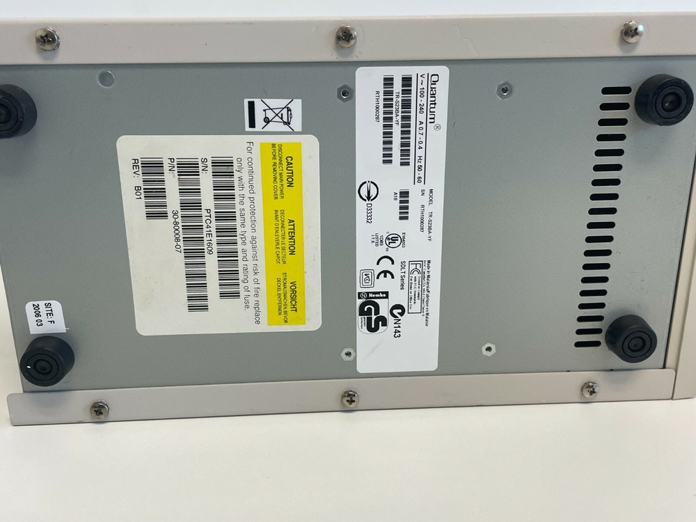 Quantum SDLT 320 External Tape Drive - Power Tested Only