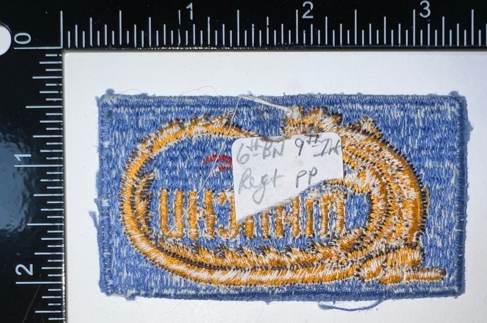 Cold War US Army 9th Infantry Regt 6th Bn US Made Patch
