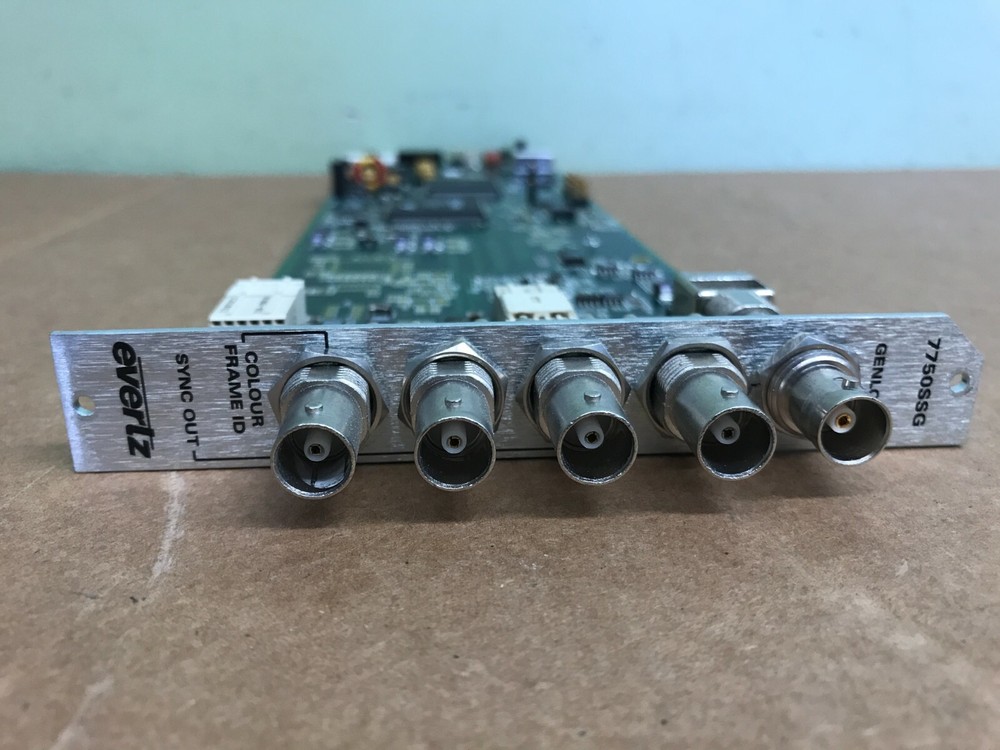 EVERTZ 7750SSG NTSC Slave Sync Generator With Back Plane
