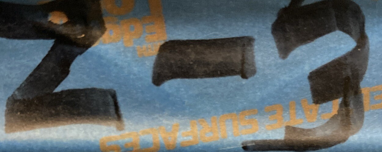 ORIGINAL BIRCHOLA FLANGE SIGN TWO SIDED 12” X 10”