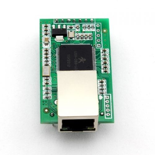 Dual Serial COM RS232 Port TTL To Ethernet LAN Converter Module Modbus DHCP WEB