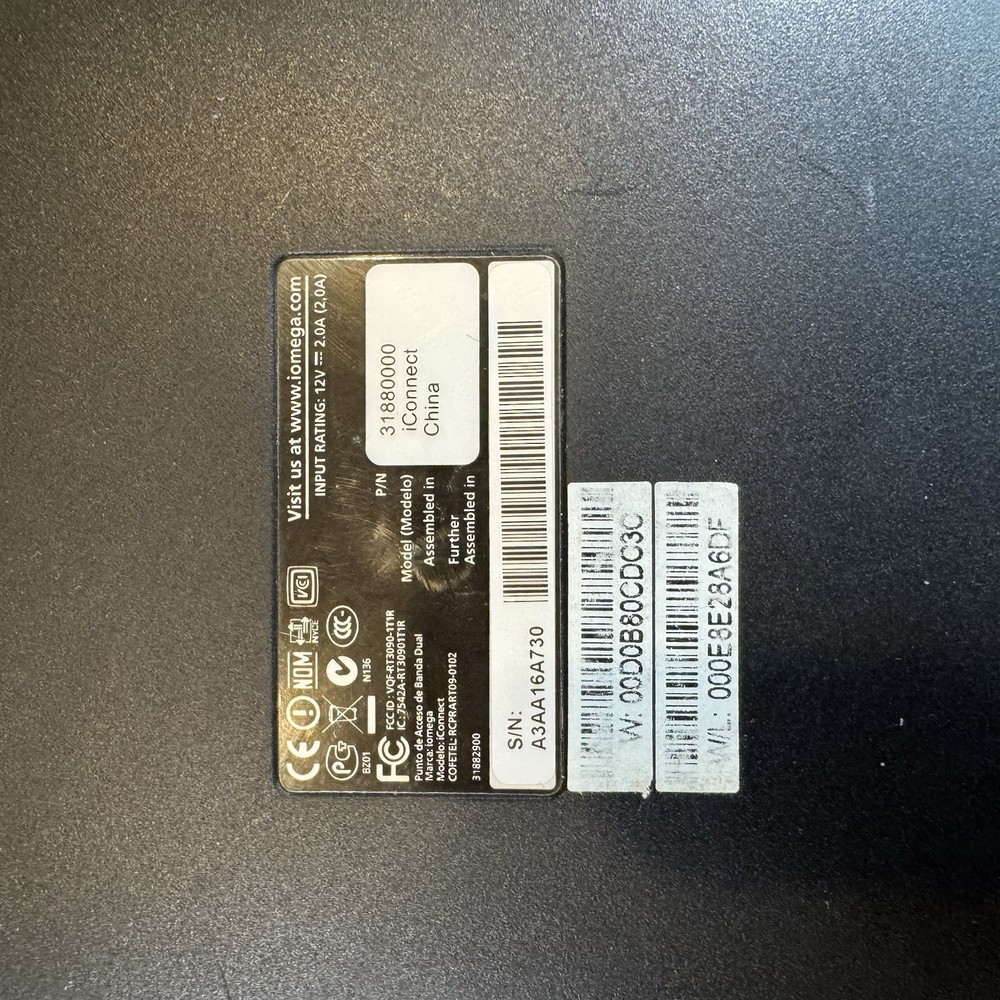 iomega 34779 Diskless System iConnect Wireless Data Station