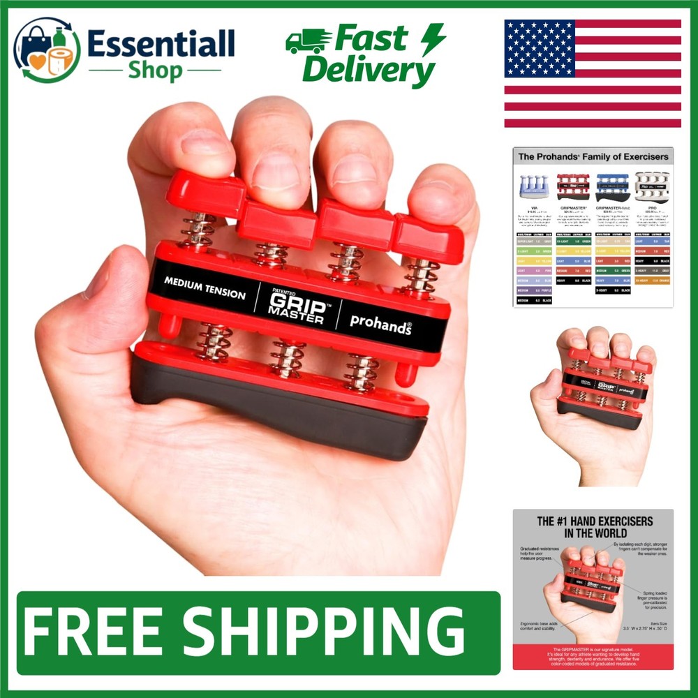 Gripmaster Finger Exerciser - Isolate Each Finger for Maximum Strength