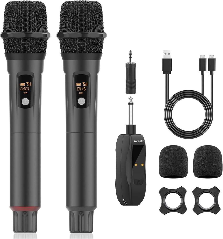 Professional Wireless Karaoke Microphone Set