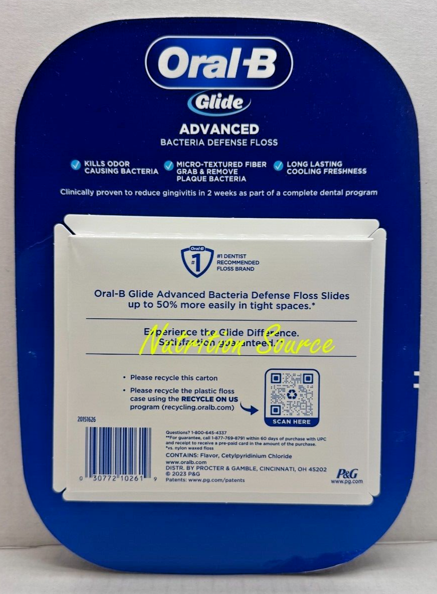 Oral-B Glide Advanced Multi-Protection Floss, 6-pack (total 264m)