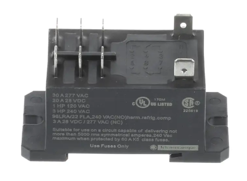 Cornelius RPF2BB7 Relay 24 Volt Coil DPDT for IDC 255