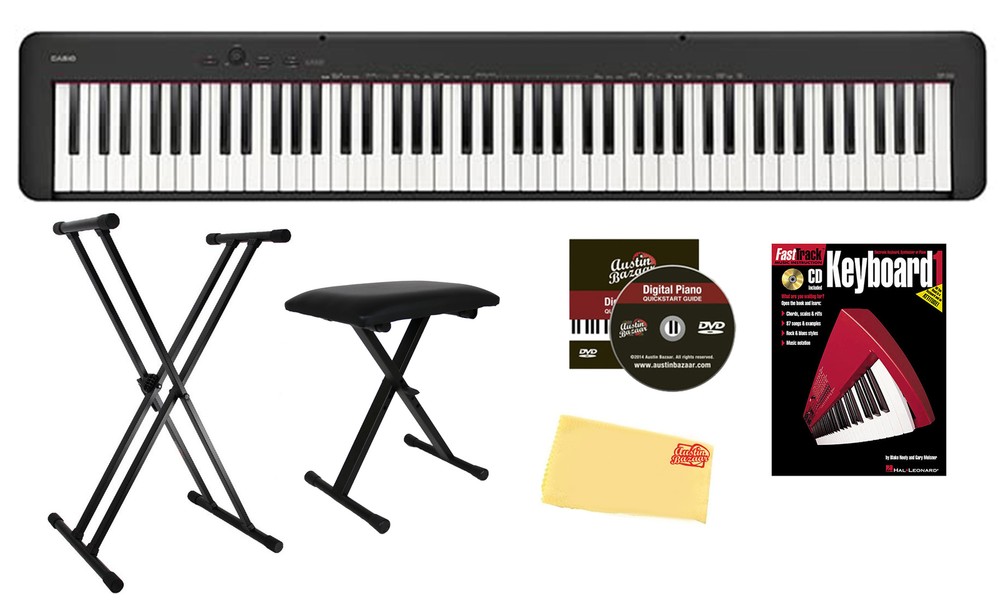Casio CDP-S160 88-Key Compact Digital Piano w/ Adjustable Stand