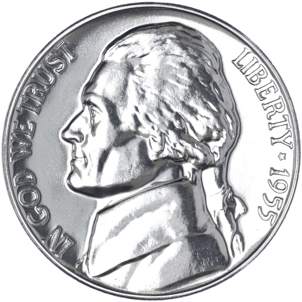 1955 (P) Jefferson Nickel Gem Proof