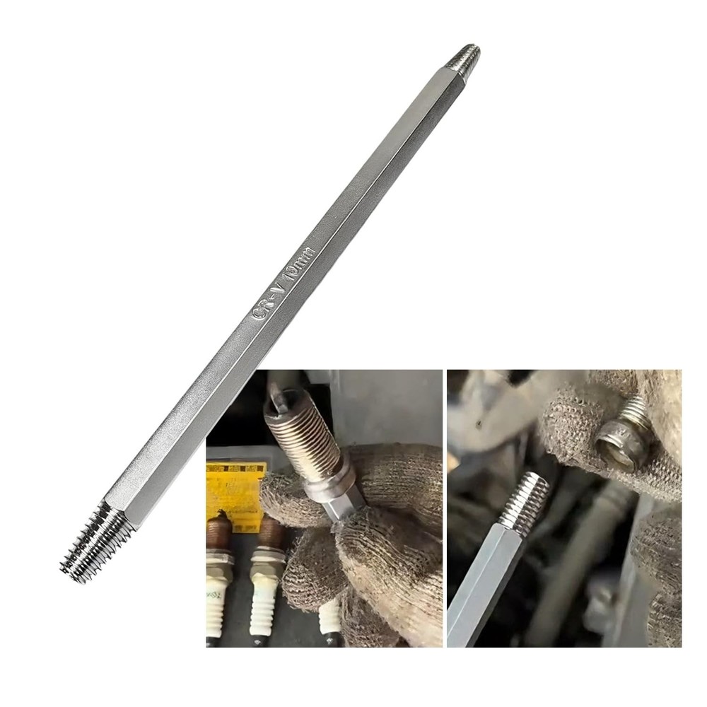 Broken Spark Plug Removal Tool, Heavy Duty Spark Plug Extractor Kit, Removes ...