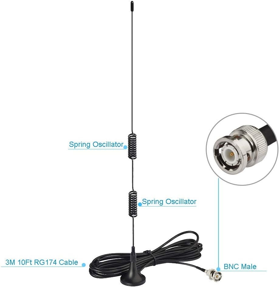 Versatile Scanner Antenna with 3m Cable – Compatible with Uniden and Whistler
