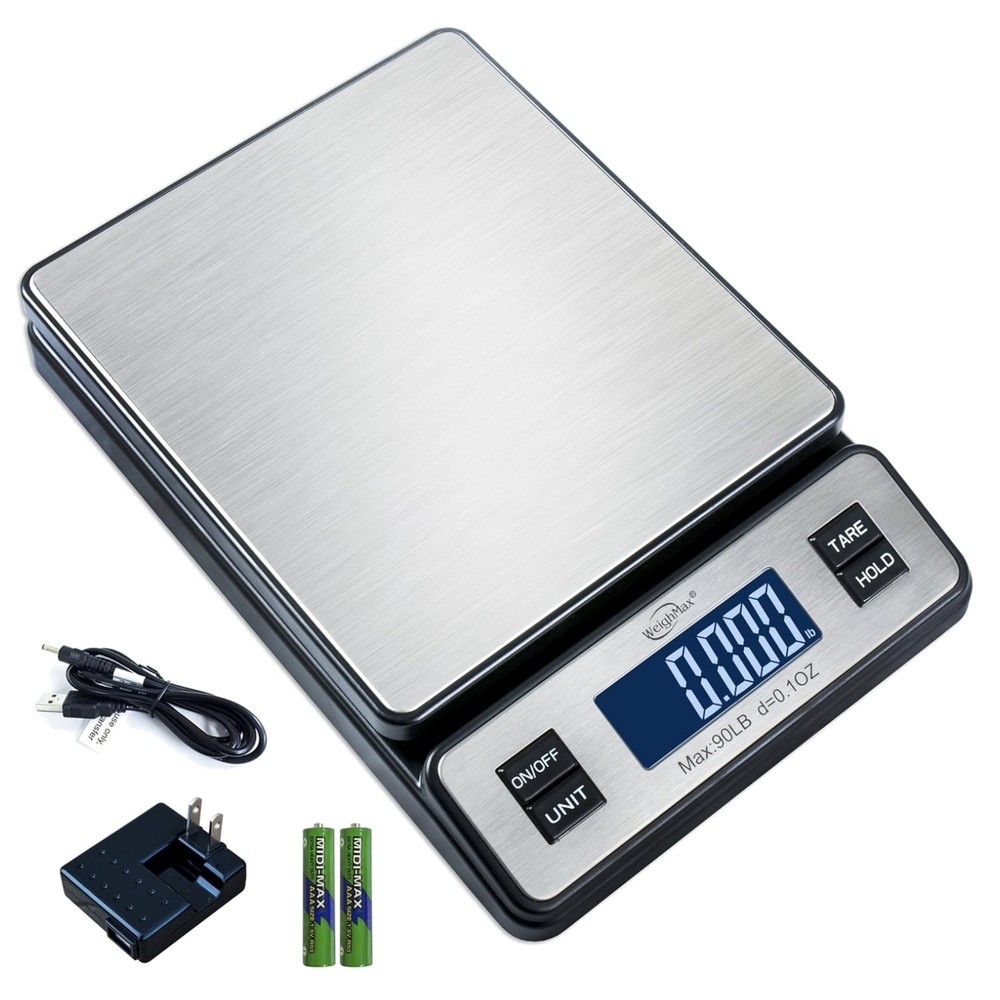 W-2809 Handheld 90LB Stainless Steel Digital Scale for Accurate Shipping Needs