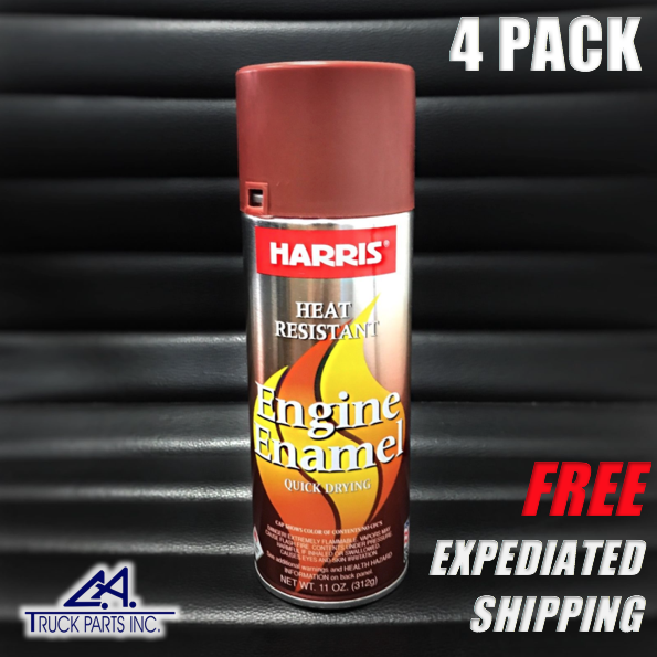 RED Oxide PRIMER Harris Heat Resistant Engine Enamel Motor Engine Spray Paint