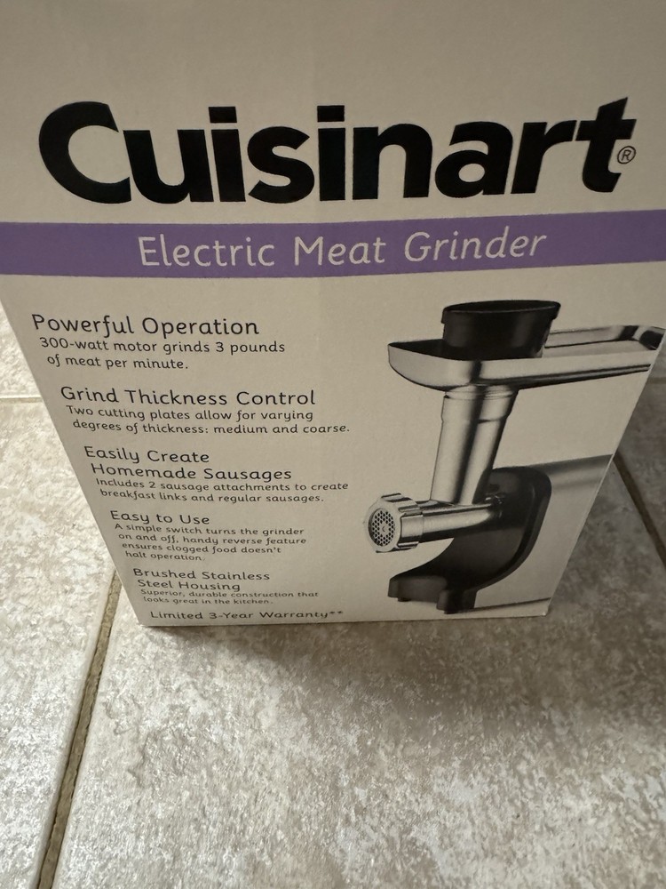 CUISINART ELECTRIC MEAT GRINDER - MG100