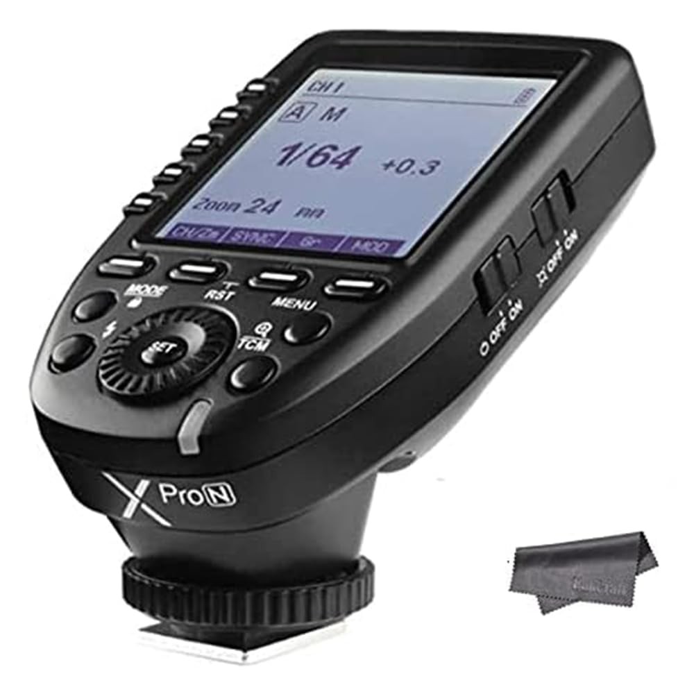XPro TTL Wireless Trigger,1/8000s High-Speed-Sync,5 Dedicated Group Bottons a...