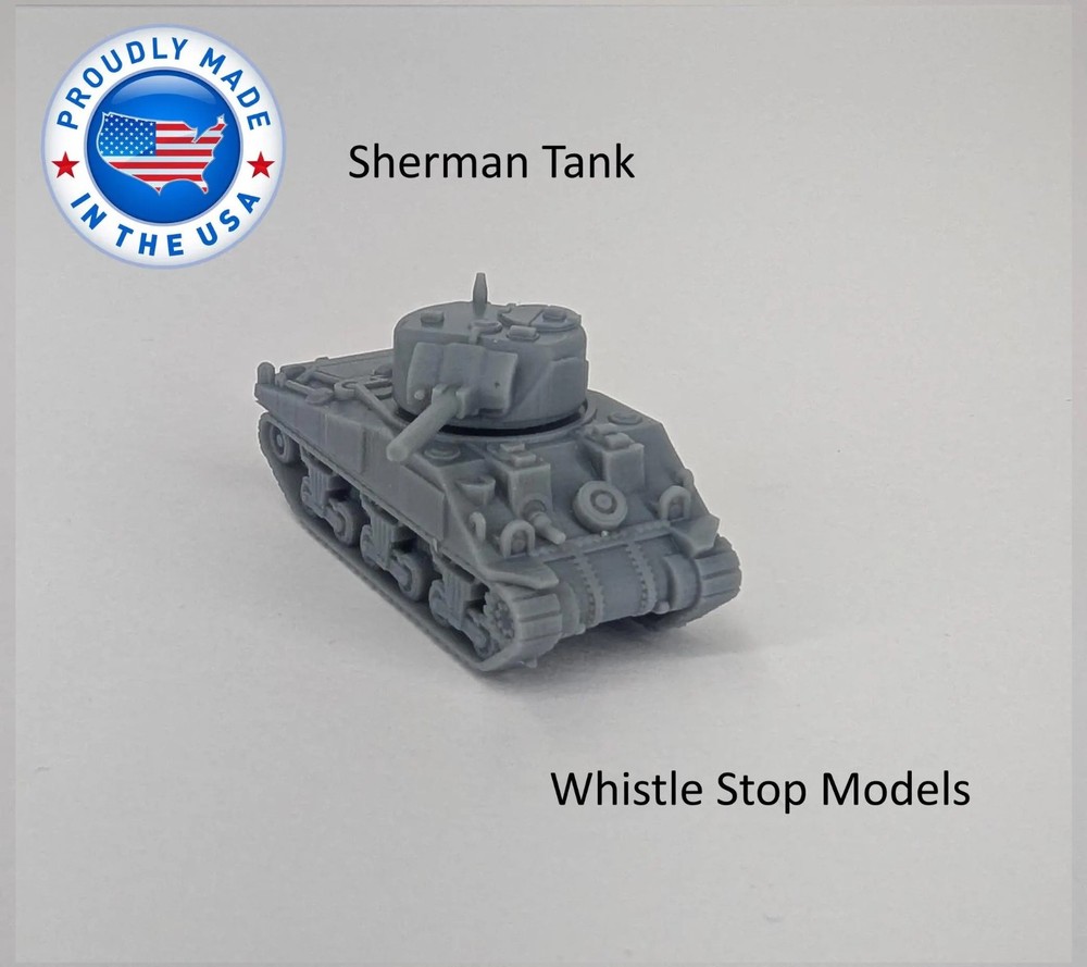 Z Scale Sherman tank