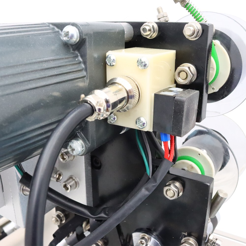 Round Bottle Labeler Coding Machine with Printer Labeling Machine3-15m/min Speed