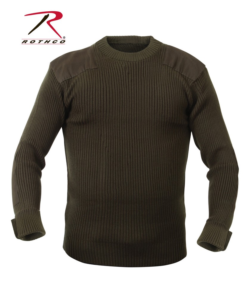 Rothco G.I. Style Acrylic Commando Sweater - Olive Drab
