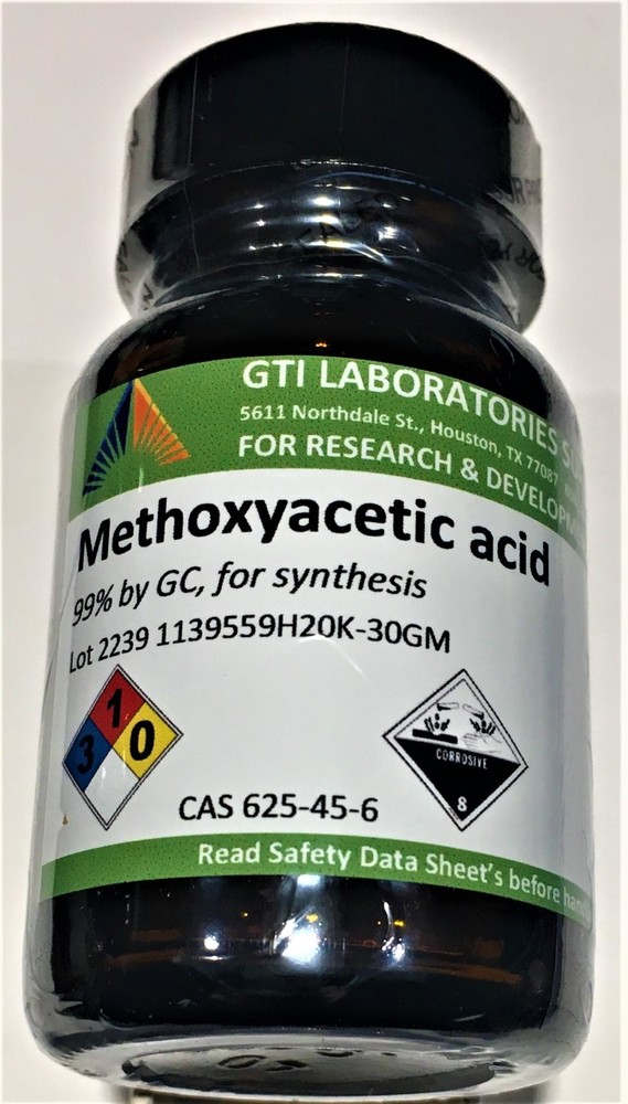 Methoxyacetic acid, 98+%, for synthesis, 30g