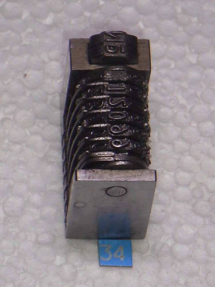 DOLD | letterpress Reverse numbering machine | 34