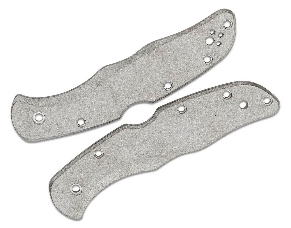 Flytanium Classic Endura Scales Stonewashed Titanium For Knife - FLY-1183