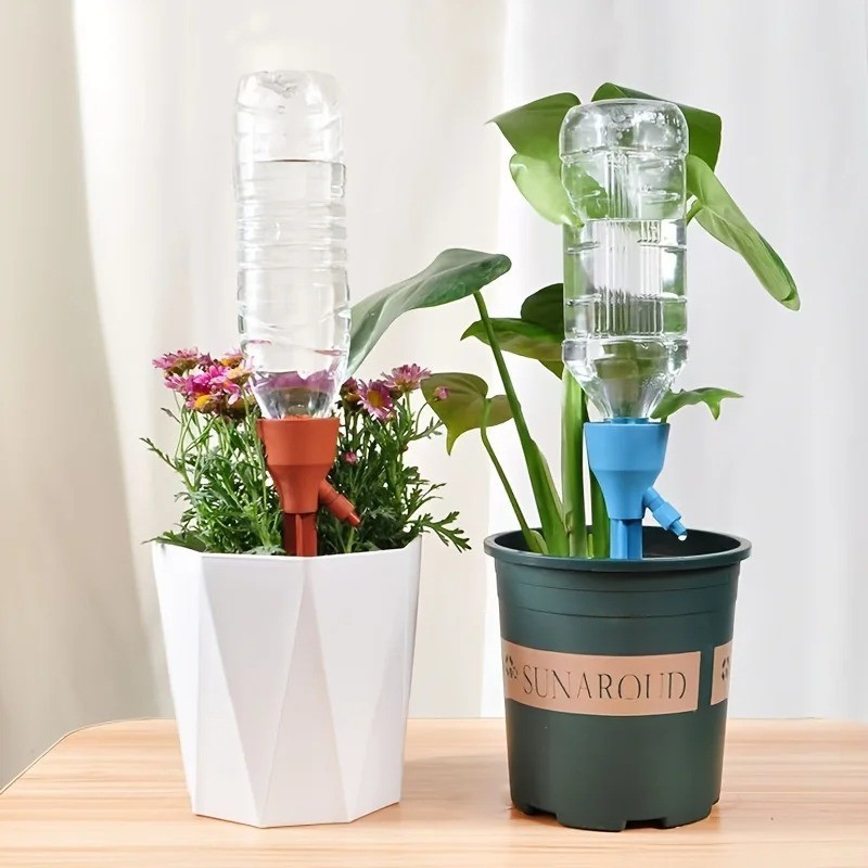 10 Pcs Automatic Self Watering Spikes System Adjustable Plant Waterer Devices