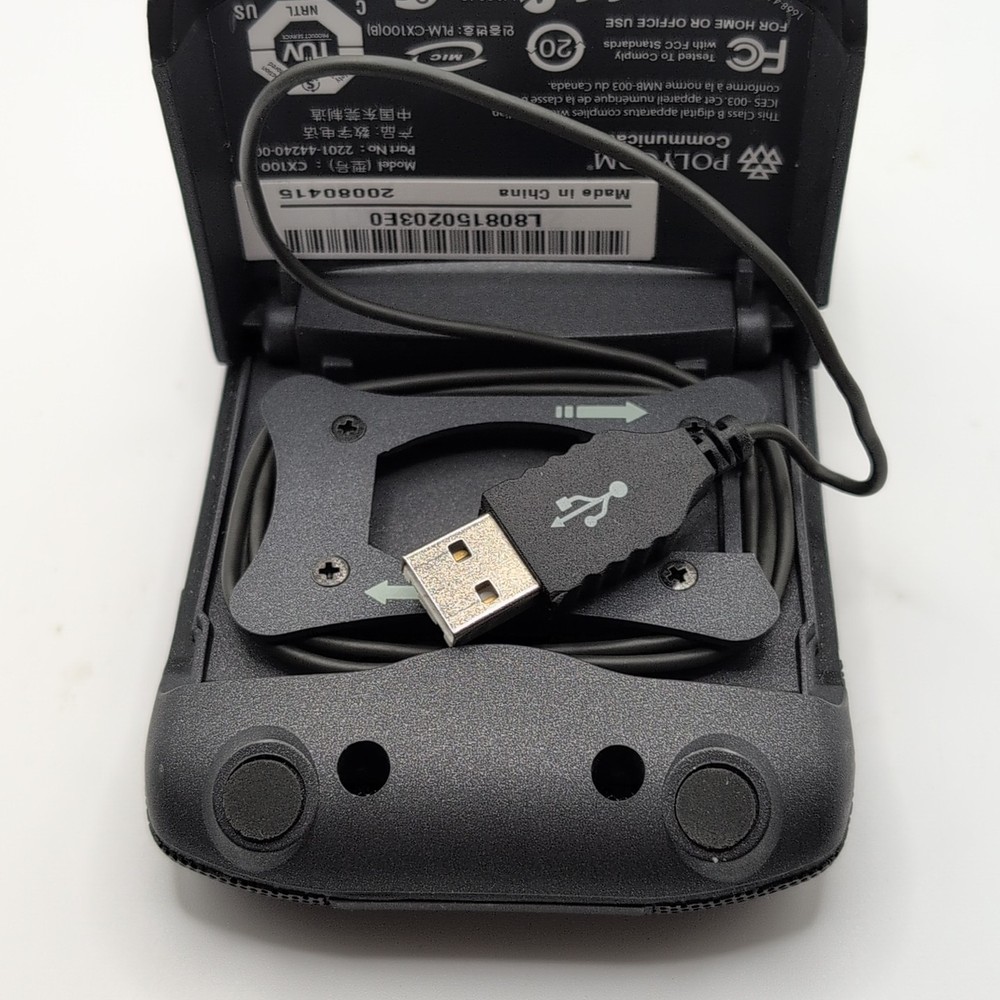 Polycom CX100 Audio Communicator USB Microphone Speakerphone TESTED