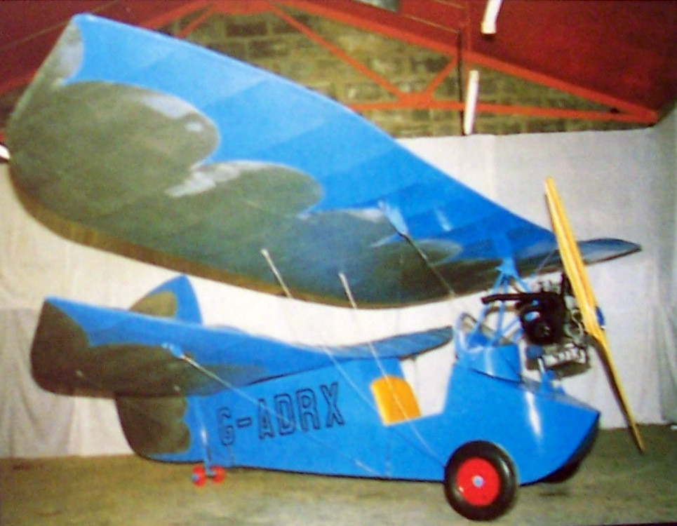 Rare FLYING FLEA PLAN + CONSTRUCTION ARTICLE to Build 23" UC Model Airplane