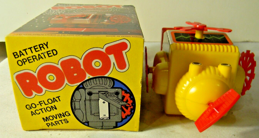 1980'S ROBOT FLOAT ACTION HONG KONG MINT IN BOX