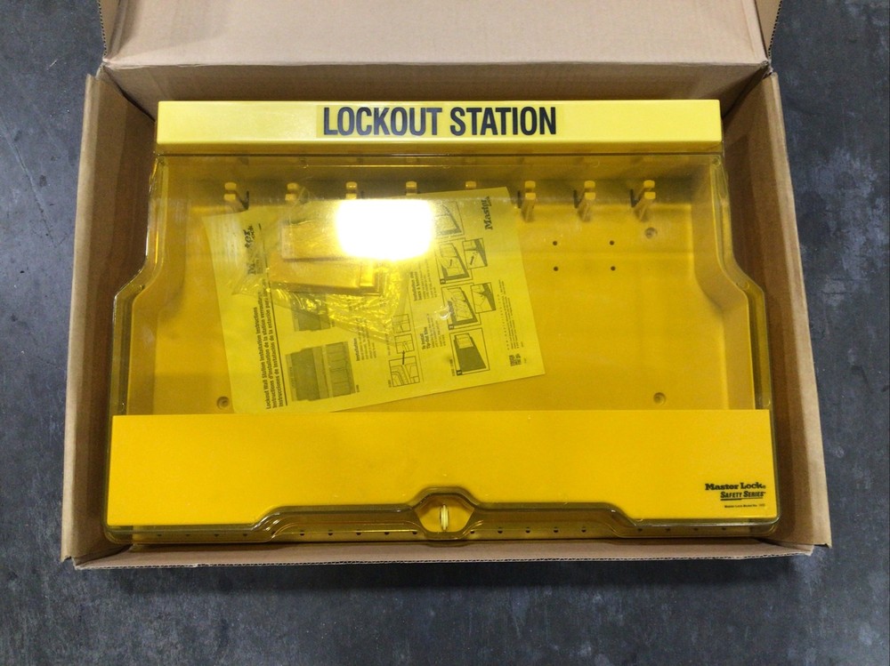 MASTER LOCK S1850 Lockout Station Unfilled #61C40PR4